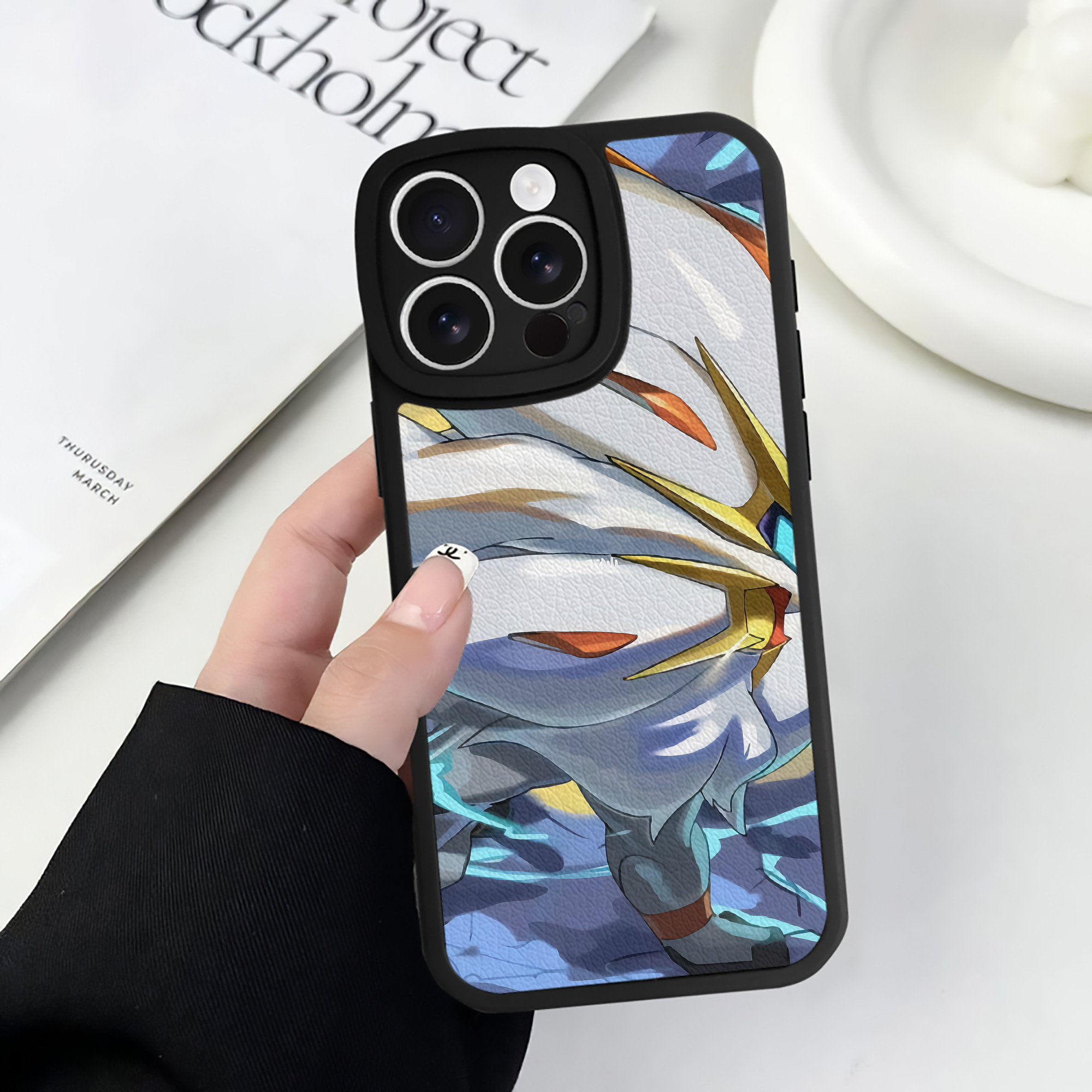 （画像用） ポケットモンスター Pokémon 【iPhone 16シリーズ対応】シリコンスマホケース（レザー調） 材質：シリコン